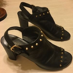 Stuart Weitzman Open Toe Booties